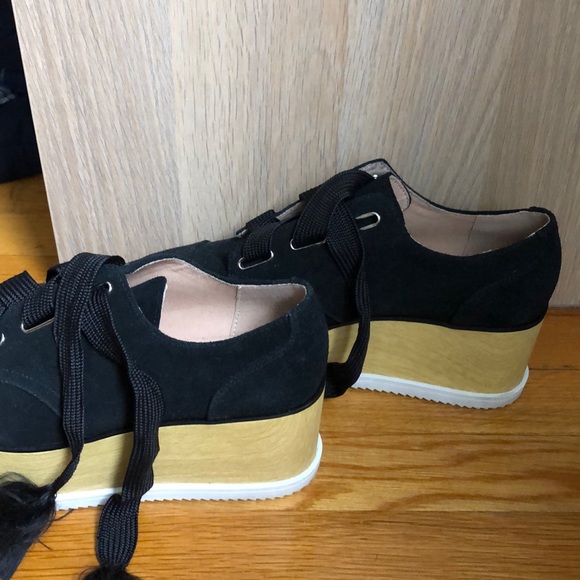 Suede platform shoes Stella McCartney look alike - Picture 4 of 5